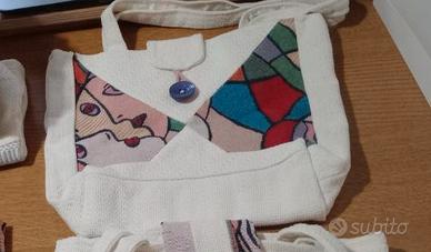 Borse fatte a mano con tessuto pregiato Sardegna 