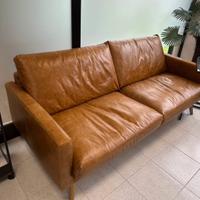 Divano in pelle vintage