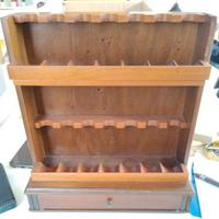 Porta Pipe in legno massello Lubinski