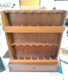 Porta Pipe in legno massello Lubinski