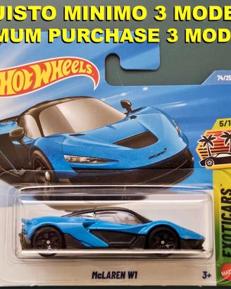 Hot Wheels McLaren W1 blu