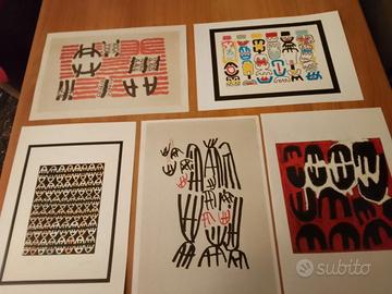 GIUSEPPE CAPOGROSSI 8 STAMPE