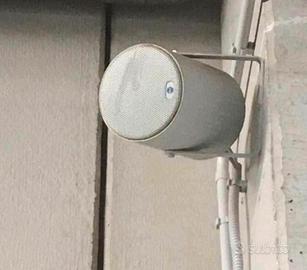 Casse e impianto audio per capannoni o grandi aree
