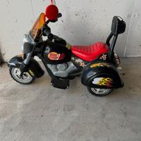 Moto elettrica per bambini fino