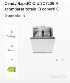 Candy RapidÓ CIU 3C7LOB a scomparsa