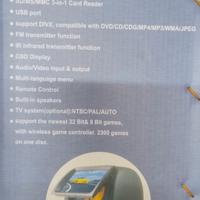 Poggiatesta auto con DVD e giochi.