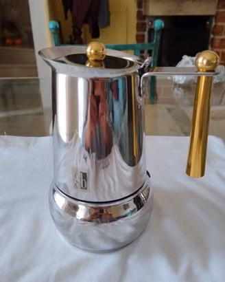 Caffettiera moka 6 tazze acciaio inox 18/10 GB