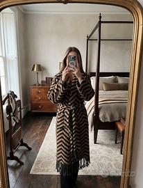Cappotto lungo a vestaglia, taglia unica