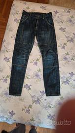 pantaloni da moto in tessuto tecnico jeans 48/30