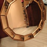 specchio decagonale vintage