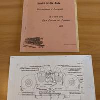 Libro locomotiva Diesel D 345 Fiat-Breda