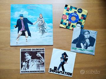 Adriano Celentano vari vinili 33 e 45 giri