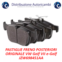 PASTIGLIE FRENO POSTERIORI ORIGINALI VW Golf VII
