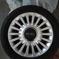 pneumatici con cerchione Fiat 500