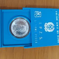 Moneta Argento millenario Virgilio 