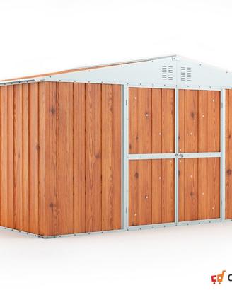 Box lamiera deposito Acciaio 403x269 fin legno