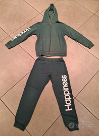 Tuta Happines da bambino, verde, taglia 8 anni,top