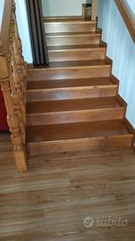 Rivestimento scala in legno 6+3 gradini