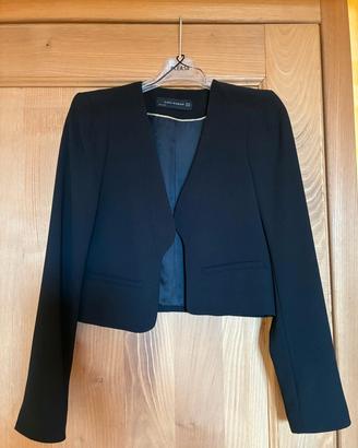 Giacca corta Zara Woman nera