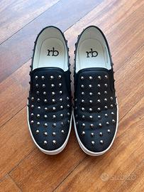 Sneakers Roccobarocco (RB) Nere con Borchie