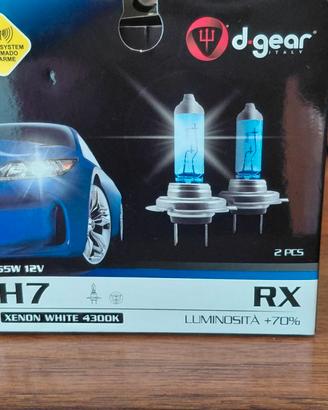 Lampadine DGear Xenon H7 RX White + 70%  4300 K