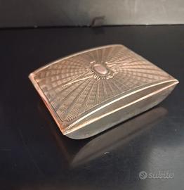 Porta tabacco o portasigarette Stile  Deco  da tav