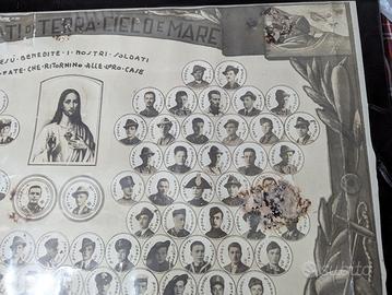 ww2 quadro foto combattenti Arsiè post ww1