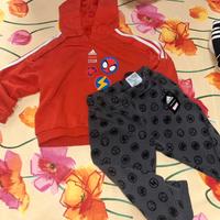 completo adidas x marvel x bambino