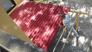 tettoia 14 mq per posto auto . tel. 320.69.95.716 