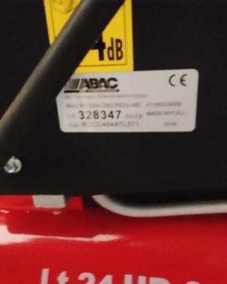 compressore ABAC LITRI 24 RED LINE HP2
