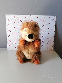 Peluche riccio vintage pupazzo 20 cm