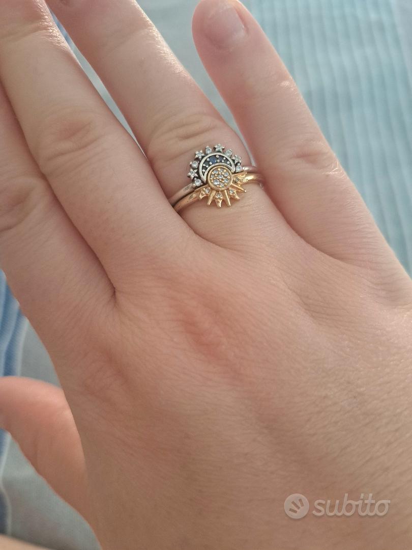 Sole Luna Anelli Per Coppia Pandora Pandora Anelli Sole E Luna