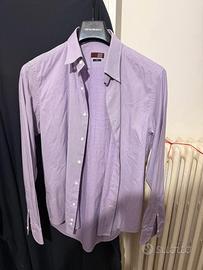 CAMICIA GRIGIO PERLA LILLA SLIM FIT