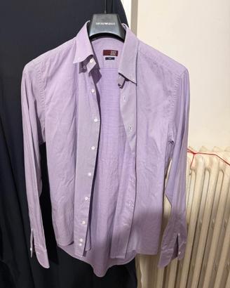 CAMICIA GRIGIO PERLA LILLA SLIM FIT