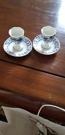 2 portauova vintage porcellana cecoslovacca  