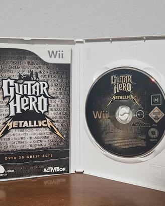 guitar hero metallica wii gioco
