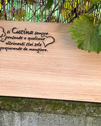 Tagliere in ROVERE