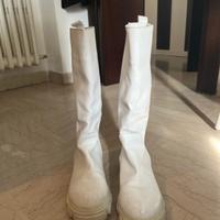 Stivali in gomma bianchi