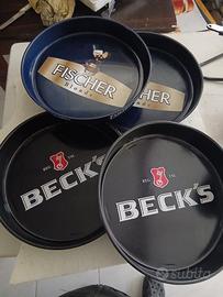 Vassoi vintage birra 4pz.