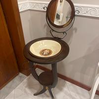Mobile lavabo toilette da camera antico