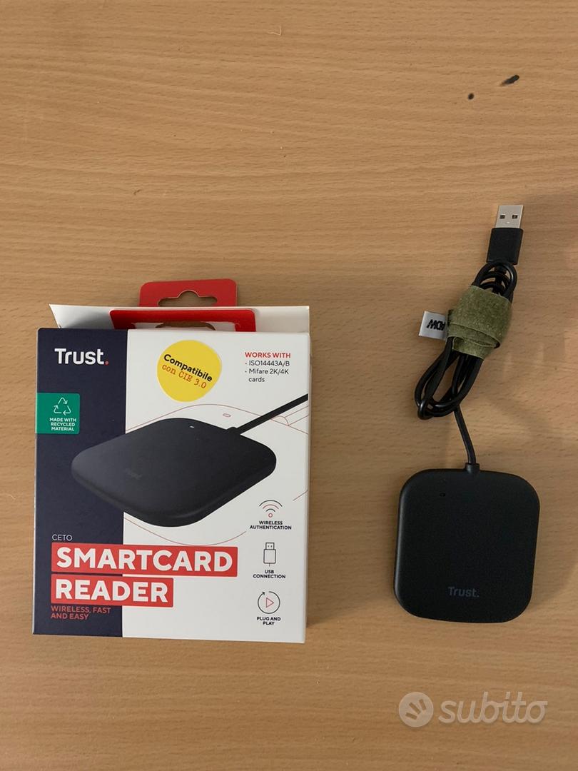 Trust Ceto Lettore Smart Card Contactless, CIE 3.0 Lettore Carta