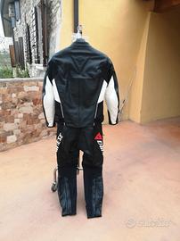tuta moto 48 dainese divisibile in pelle
