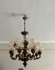 Lampadario candelabro vintage