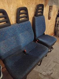 Sedute furgone Tessuto in Kit completo