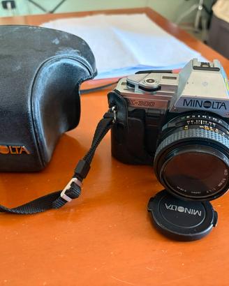 Macchina fotografica vintage reflex 35 mm Minolta