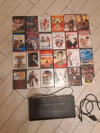 24 dvd da collezione +lettore dvd 