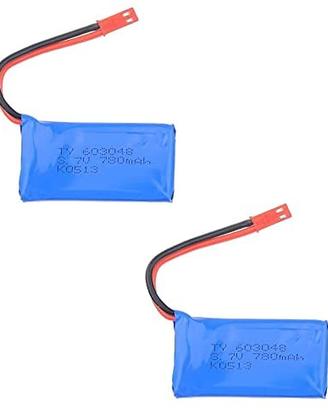 2 Batterie LiPo 3.7V 780mAh per WLtoys V636, V686