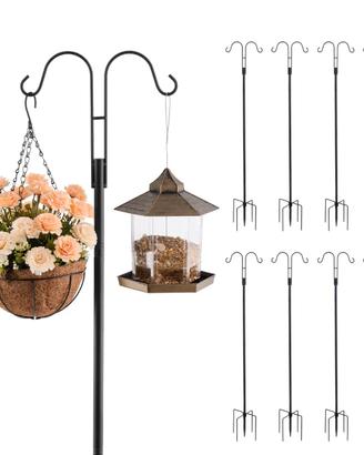 Palo Ganci per Mangiatoia Uccelli Gancio Doppio