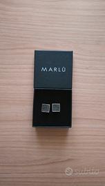 Gemelli acciaio Marlù neri