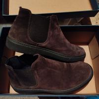 Frau Beatles City Uomo Camoscio Pepe waxy gomma 41